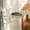 Accent Plus Wall Mounted Large Cast Iron Bird Feeder