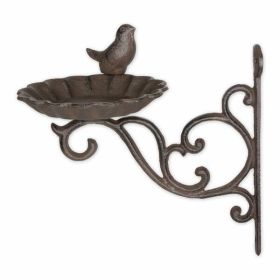 Accent Plus Wall Mounted Small Cast Iron Bird Feeder