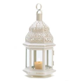 Gallery of Light White Moroccan Style Lantern