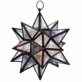 Gallery of Light Hanging Moroccan  Star Lantern