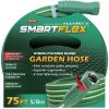 SmartFlex Garden Hose 5/8in x 75ft 3/4in   11 1/2 GHT Fittings